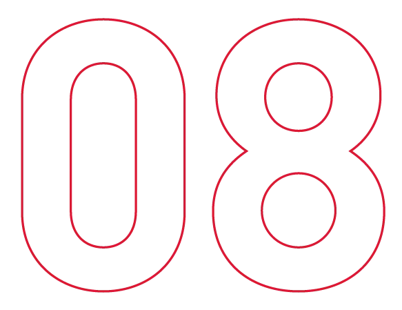 08 red outline