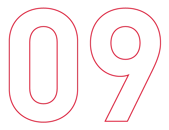 09 red outline