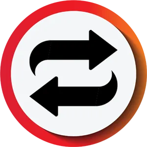 Circle arrows icon